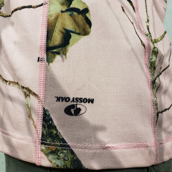 Terramar Women Stalker Pink Camo Long Sleeve Tee M, Fall Hiking Camping Hunting - Picture 5 of 11